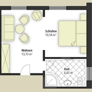 Bild 3 von 3 der Galerie "Zimmer 5"